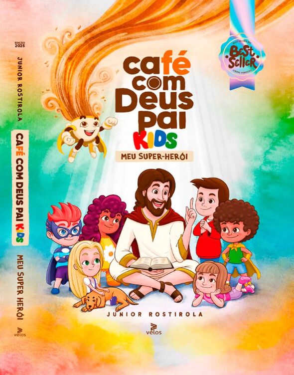 Café com Deus Pai Kids 2025 escrito por Júnior Rostirola #muitoslivros https://muitoslivros.com.br/