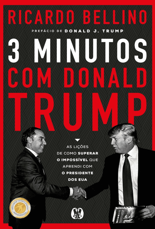 3 Minutos com Donald Trump escrito por Ricardo Bellino #muitoslivros https://muitoslivros.com.br/