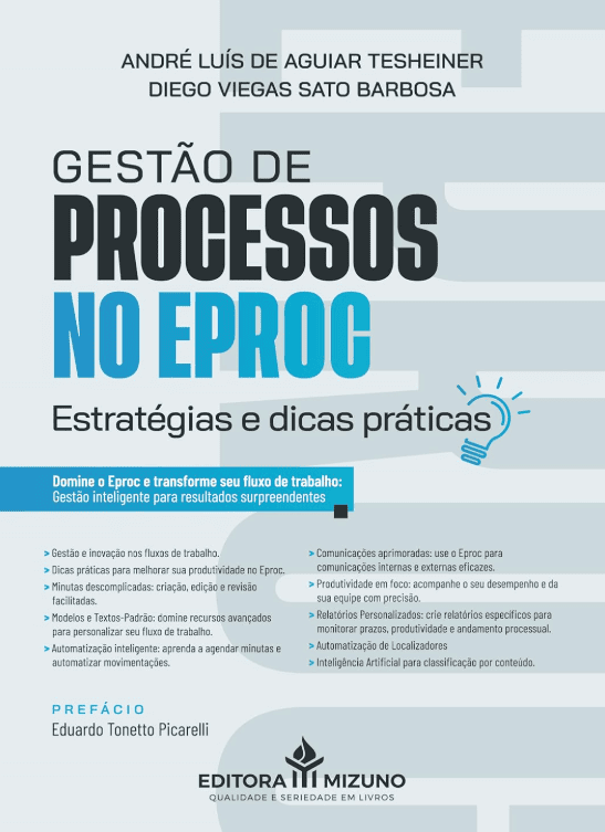 Gestão de Processos no EPROC André Luís de Aguiar Tesheiner #muitoslivros https://muitoslivros.com.br/